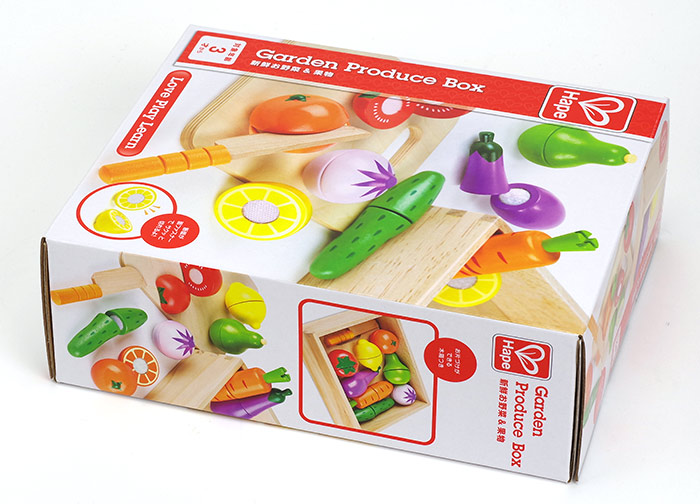 Hape（ハペ） おままごとセット 食材 野菜 木製 切れる マジックテープ