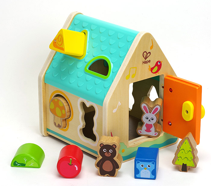 Hape（ハペ） 型はめパズル 知育玩具 2歳 木製 木のおもちゃ 子ども