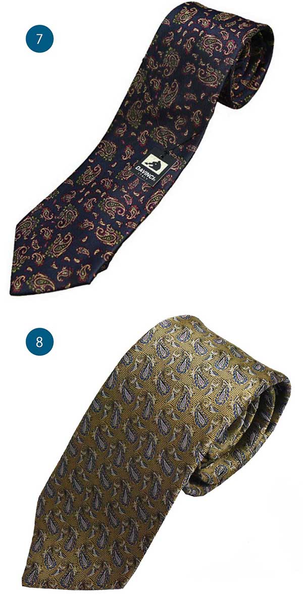 ネクタイ/ペーズリ/シルク/日本製