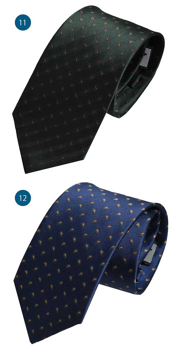 ネクタイ/ペーズリ/シルク/日本製