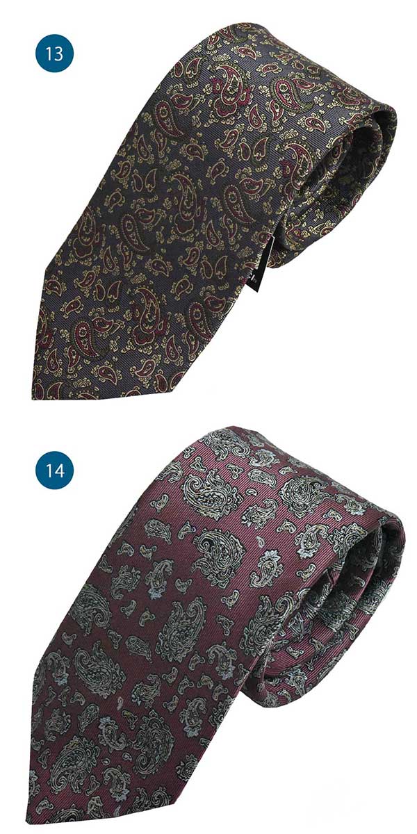 ネクタイ/ペーズリ/シルク/日本製