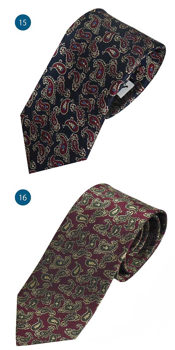 ネクタイ/ペーズリ/シルク/日本製