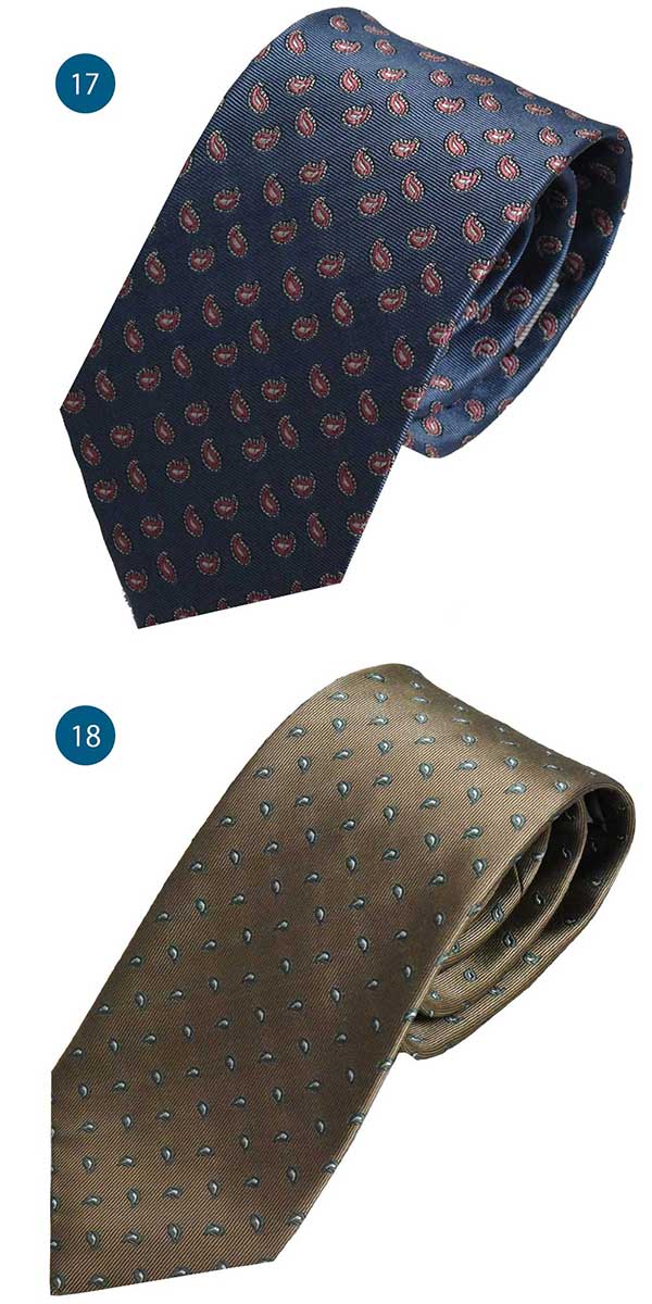 ネクタイ/ペーズリ/シルク/日本製