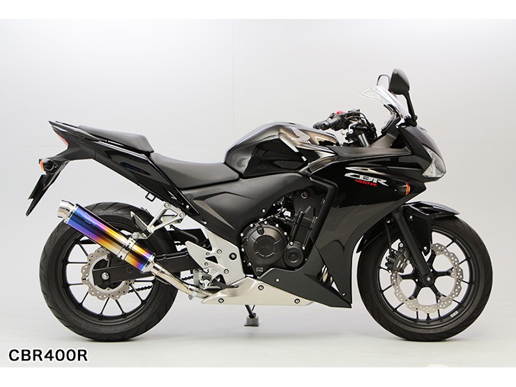 WR's ステンレス マフラー グラデーション　CBR400R B級品　最終値 Amazon | WR`S S/O SS-OVAL ソリッドタイプ CBR400R 19- (2BL