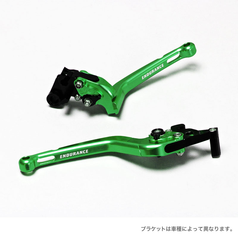 Ninja400/R ('11〜'13) Ninja400('14〜'18.2) Ninja650R(09〜11) VERSYS650(10〜14)アジャスタブル レバー左右セット 可倒式（全6色） バイク｜y-endurance｜06