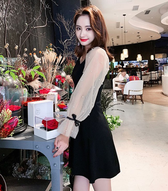 ワンピース ミニ ミニ丈 冬 長袖 シースルー ミニワンピース フレア レディース シースルーマイクロミニワンピース パーティー ナイトドレス Hane9992 刺繍の森x Clothes総合店 通販 Yahoo ショッピング