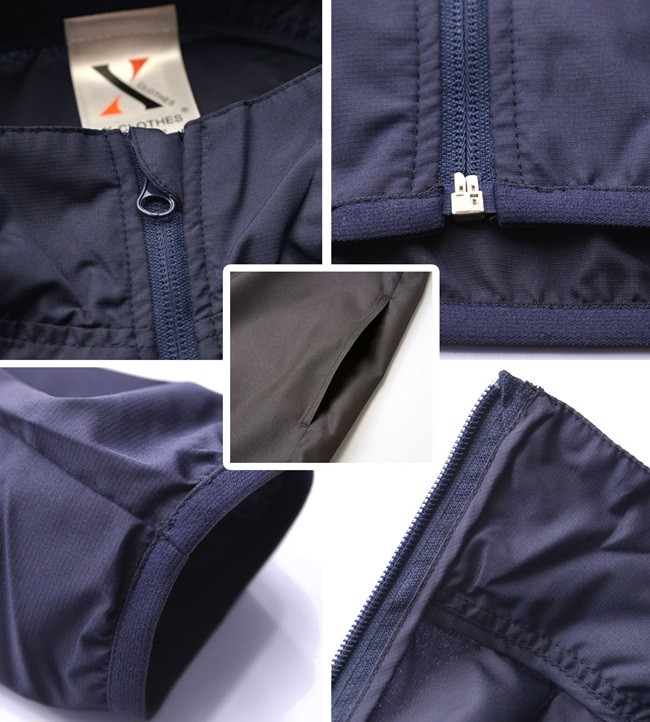 軽量 オリジナル 刺繍 薄手 スタンドジャケット メンズ ワンポイント ブルゾン ソフトシェル スタンドネック 通気性 撥水性 和柄 黒 ブラック｜y-fit｜17