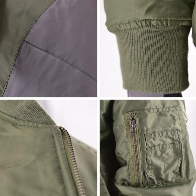 中綿 オリジナル 刺繍 MA-1  ジャケット ミリタリー メンズ ワンポイント ブルゾン ワーク　アウトドアウェア 和柄 黒 ブラック ネイビー｜y-fit｜17