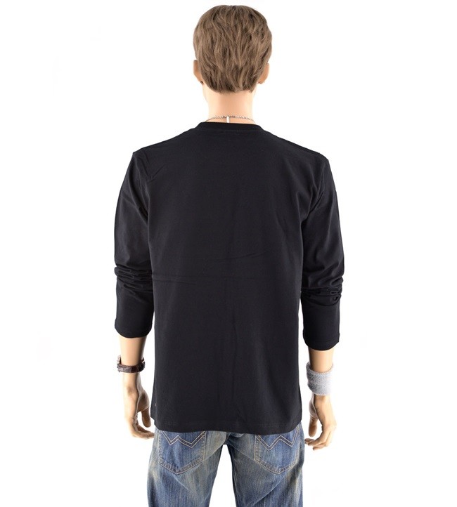 tシャツ リアル刺繍 プレゼント 5.6oz オリジナル 刺繍 長袖 Tシャツ メンズ ワンポイント ロゴ おしゃれ 無地 カットソー ロング｜y-fit｜16