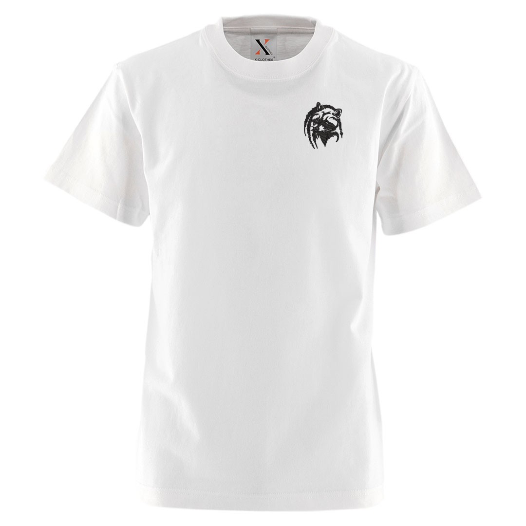5.6oz オリジナル 刺繍 半袖 Tシャツ メンズ ワンポイント ロゴ おしゃれ tシャツ 無地 白 ホワイト カットソー 和柄 自社ブランド ヘビーウェイト｜y-fit｜04