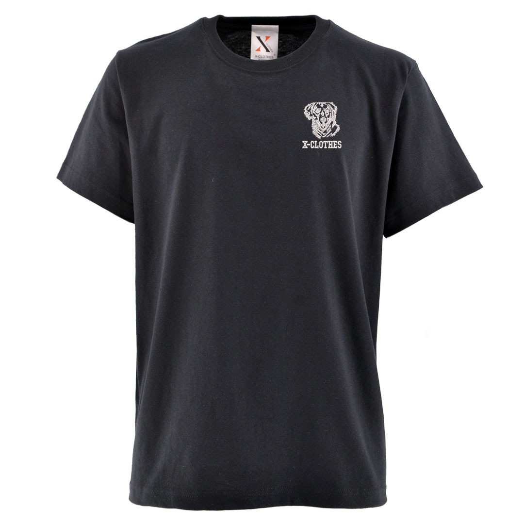 5.6oz オリジナル 刺繍 半袖 Tシャツ メンズ ワンポイント ロゴ おしゃれ tシャツ 無地 白 ホワイト カットソー 和柄 黒 ブラック｜y-fit｜02