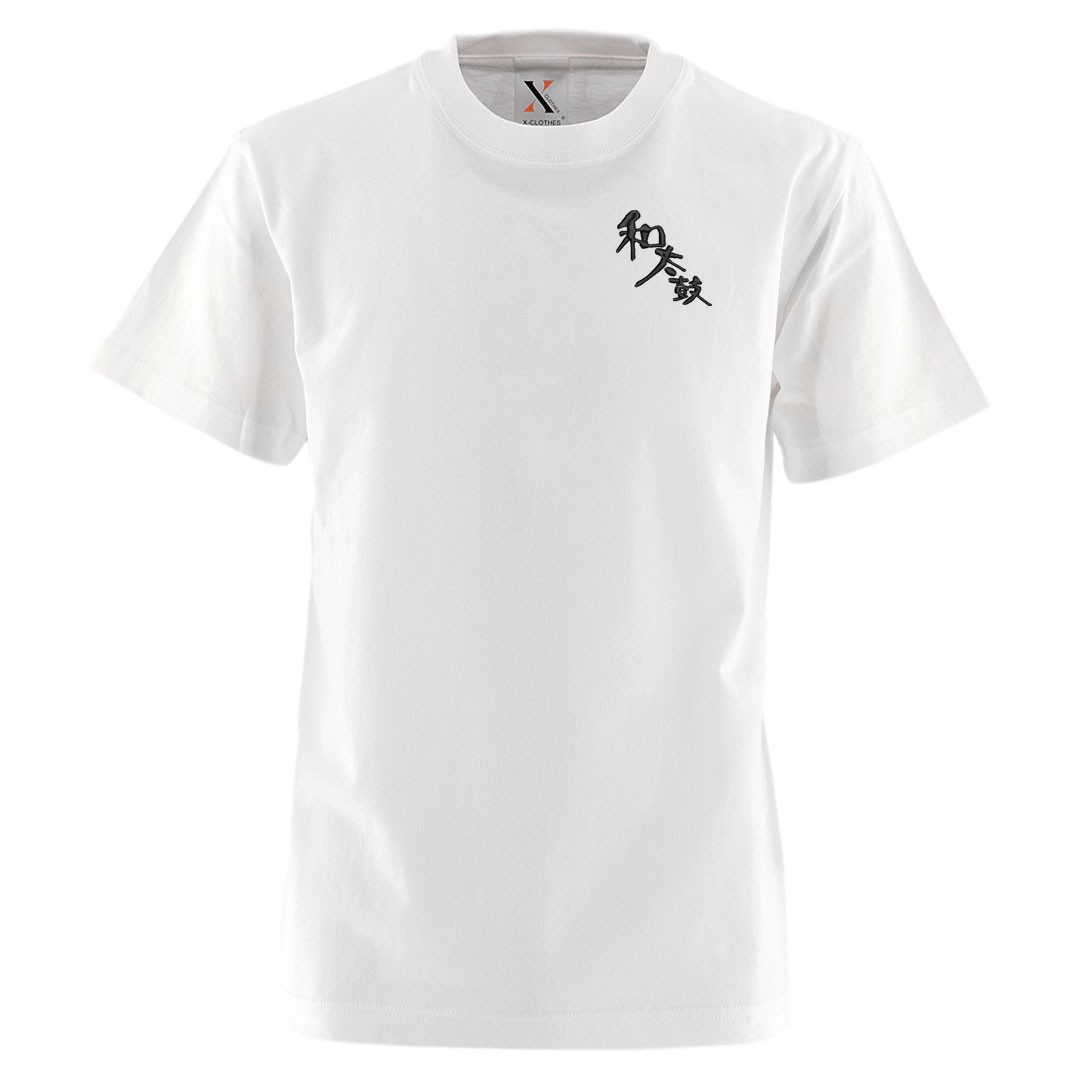 5.6oz オリジナル 刺繍 半袖 Tシャツ メンズ ワンポイント ロゴ おしゃれ tシャツ 無地 白 ホワイト カットソー 和柄 黒 ブラック｜y-fit｜04