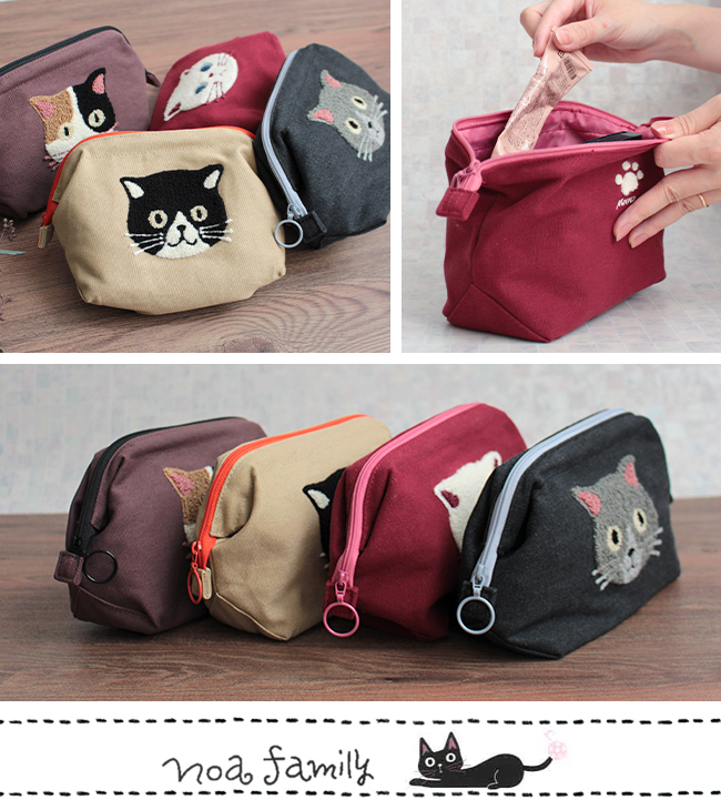 ねこちゃん　がま口お化粧ポーチ 楽天市場】猫のがま口コスメポーチ Sサイズ 化粧ポーチ CATS