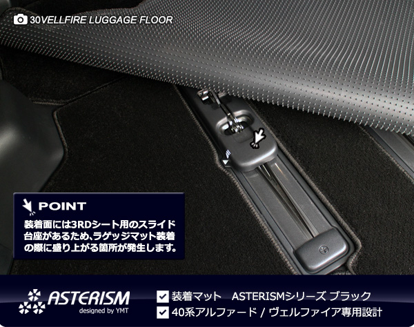 40系新型アルファード/ヴェルファイア ロングラゲッジマット 40系新型アルファード/ヴェルファイア ロングラゲッジマット