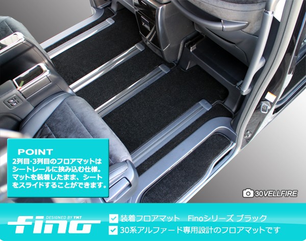 アルファード フロアマット＋ステップマット＋トランクマット FINO 