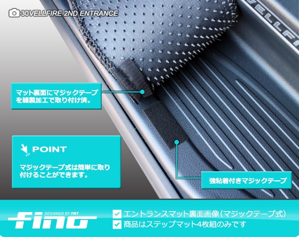 アルファード エントランスマット（ステップマット） FINOシリーズ