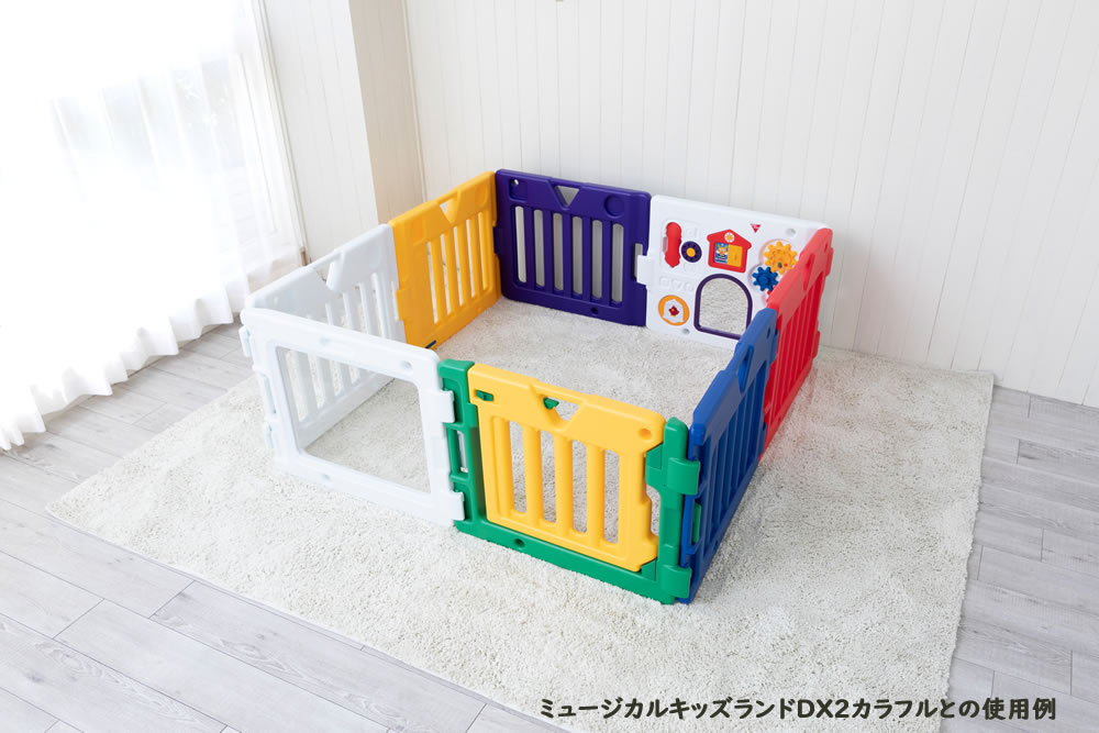 ミュージカルキッズランドDX ＋拡張パネル二枚　グレー&ホワイト　8枚セット 楽天市場】【1種類を選べる】日本育児ミュージカルキッズランド