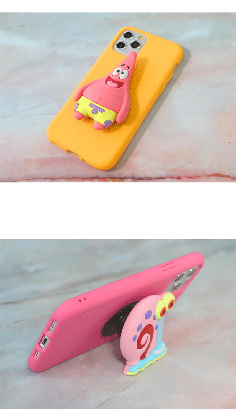 ST スポンジ・ボブ スマホスタンド スマホグリップ  グリップホルダー スマホリング スタンド ホルダー 落下防止 携帯スタンド スマホ グリップスタンド |  | 05