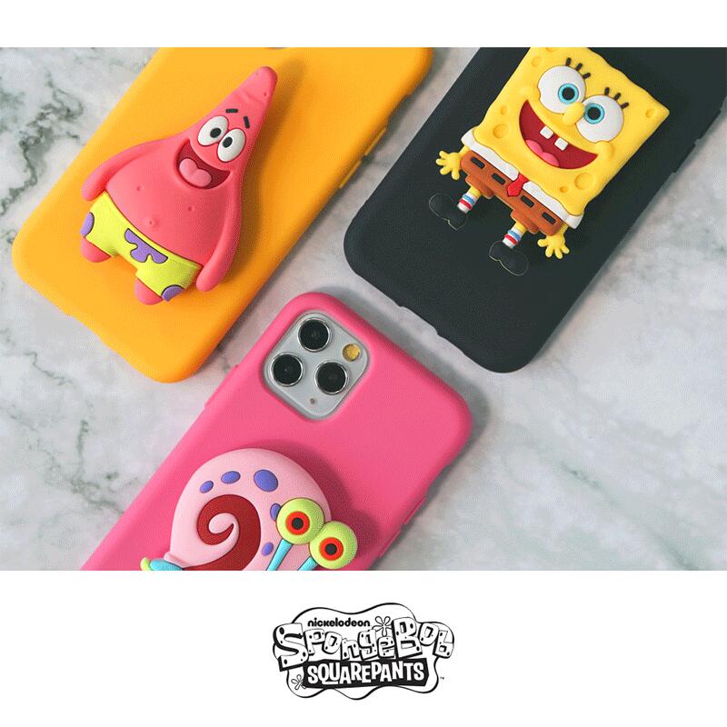 ST スポンジ・ボブ スマホスタンド スマホグリップ  グリップホルダー スマホリング スタンド ホルダー 落下防止 携帯スタンド スマホ グリップスタンド |  | 06