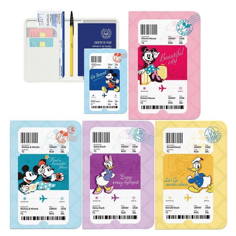 S2  Disney ディズニー トラベル スキミング防止パスポートカバー ケーストラベラーズノート カバー パスポート ポーチ｜y-riashop