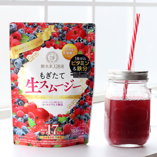 公式／酵水素328選 もぎたて生スムージー 180g（ミックスベリー味・はちみつレモンジンジャー味・フレッシュアップル味）置き換え 朝食 お手軽 爆買 |  | 01