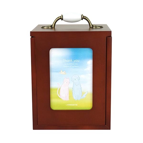 ペット仏壇BOX L判 写真が飾れるボックス 1519 ブラウン ホワイト ピンク 万丈 送料無料｜y-sharaku｜02