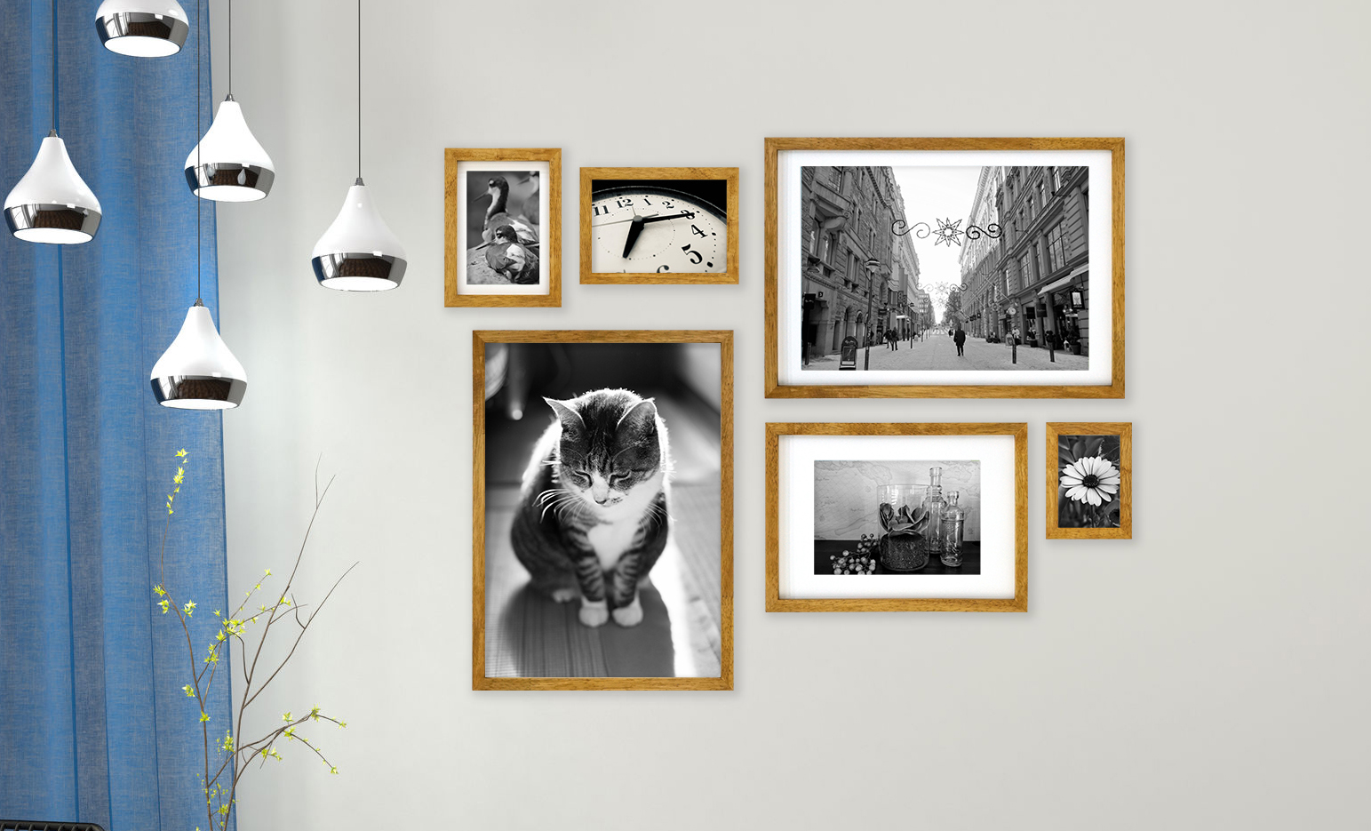 万丈（VANJOH） 6枚セット ギャラリーウィール エコラ インテリア