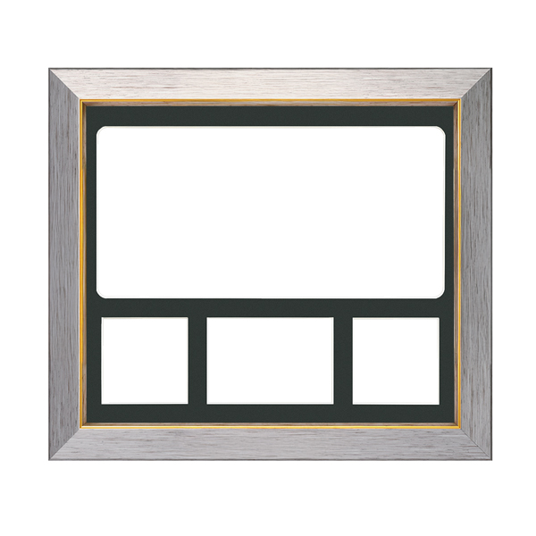 万丈（VANJOH） ナンバープレート額 ブラック ホワイト ブラウン