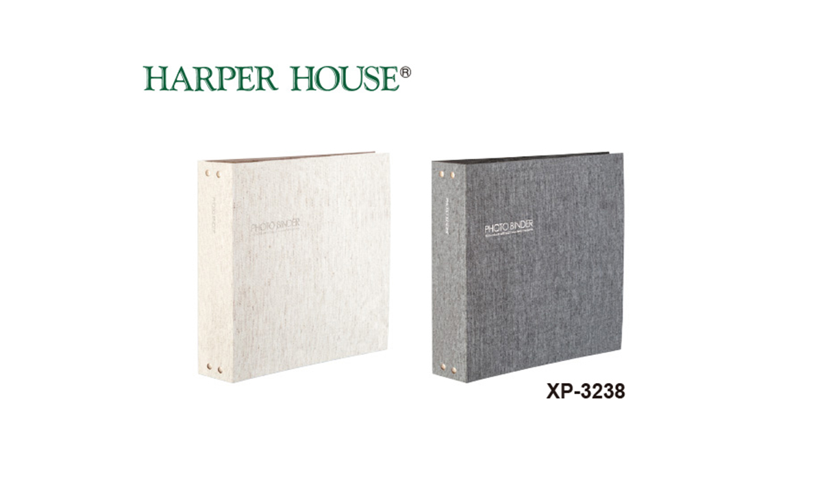 高透明 フォトバインダー フォトアルバム L2列3段 1008枚収納 リネン