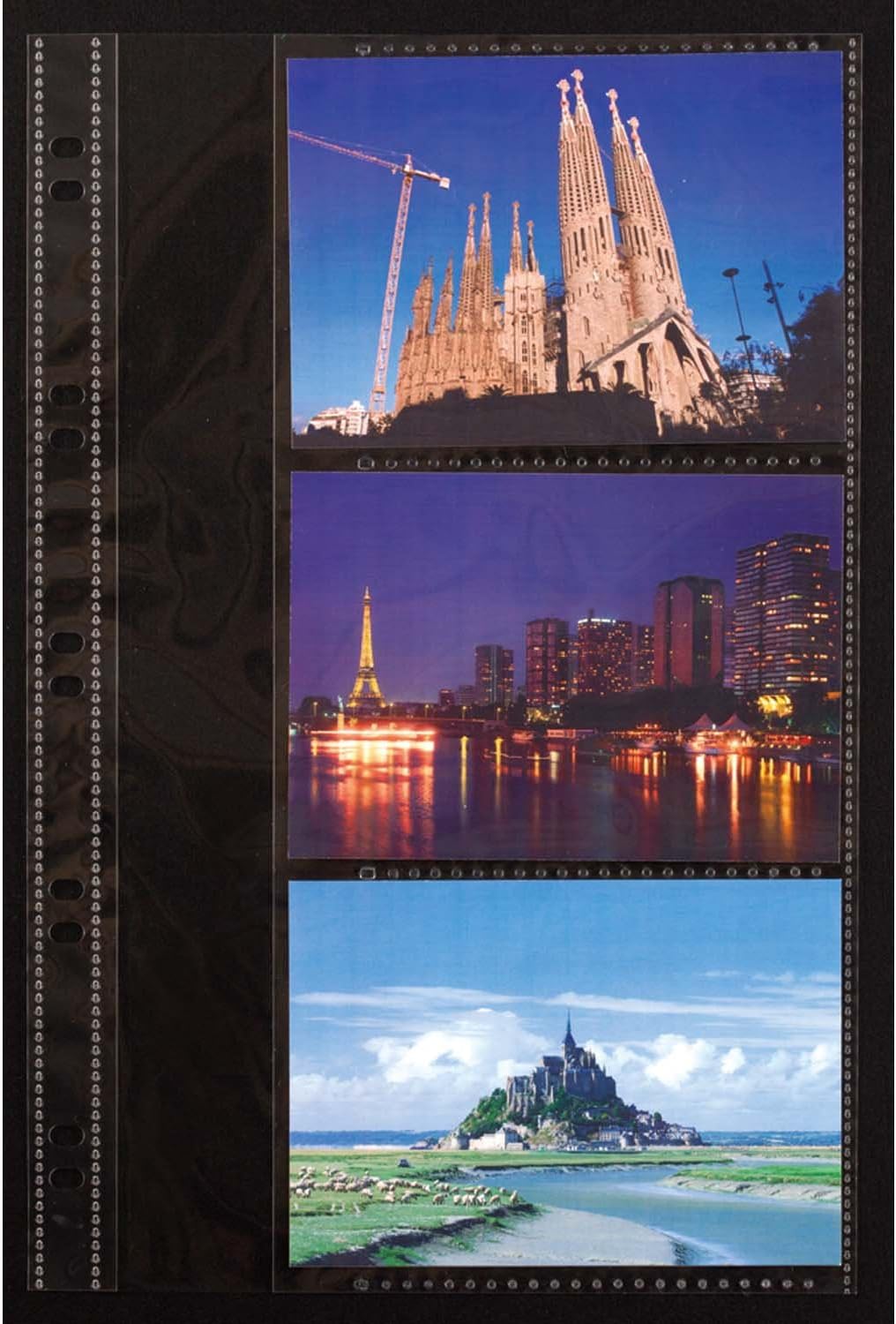 セキセイ フォトバインダー専用 補充用替台紙 Lサイズ 両面6ポケット