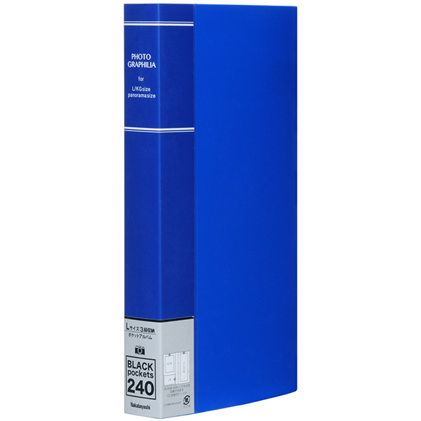 ナカバヤシ ポケットアルバム フォトグラフィリア L判3段240枚収納 PHL