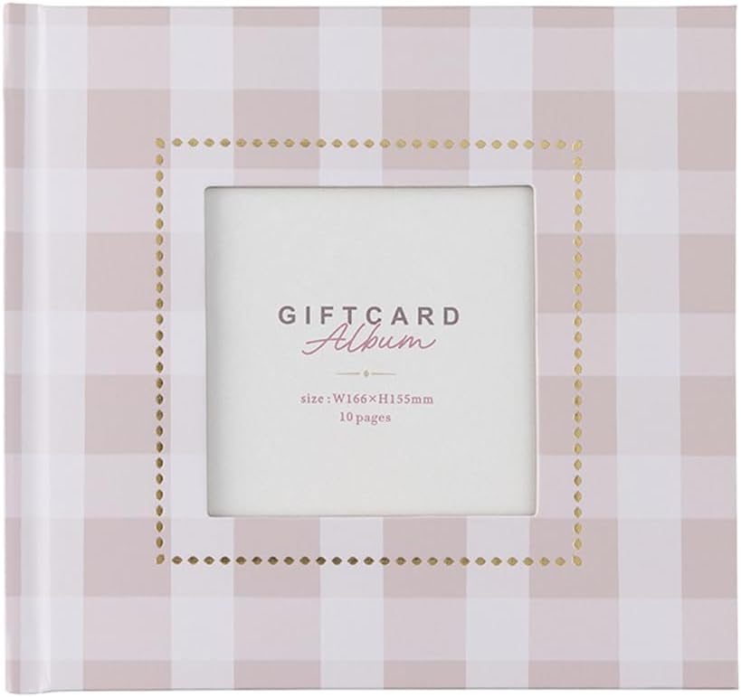 ナカバヤシ ブックフリー ギフトカードアルバム Sミニ エクリュ ドット