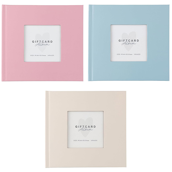 ナカバヤシ ブックフリー ギフトカードアルバム Sミニ ベーシック