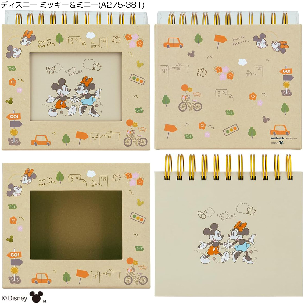ナカバヤシ フォトランク フレームケース L判60枚収納 ディズニー