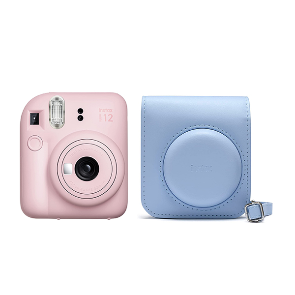 チェキ instax mini12 本体＆フィルム30枚＆速写ケース＆プチカード