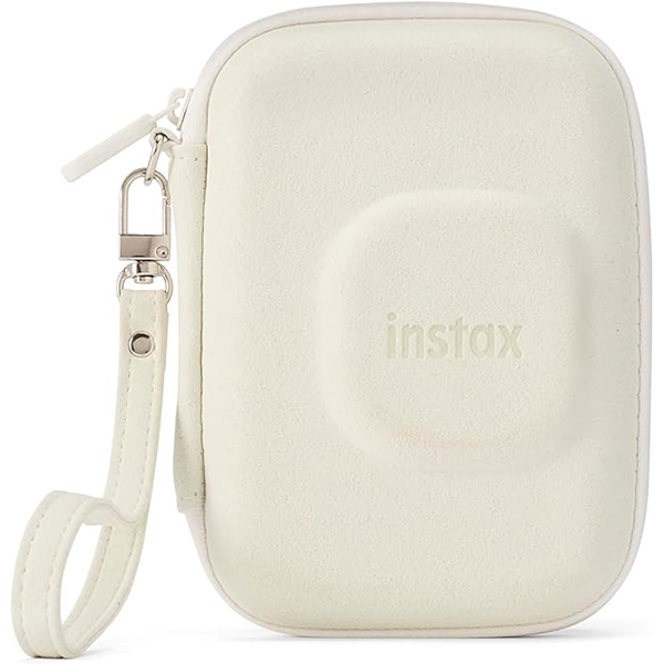 instax mini カメラケース チェキ LiPlay用 ミスティーホワイト