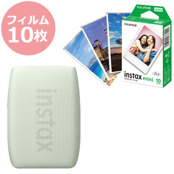 FUJIFILM（フジフイルム） チェキ スマホプリンター クレイホワイト