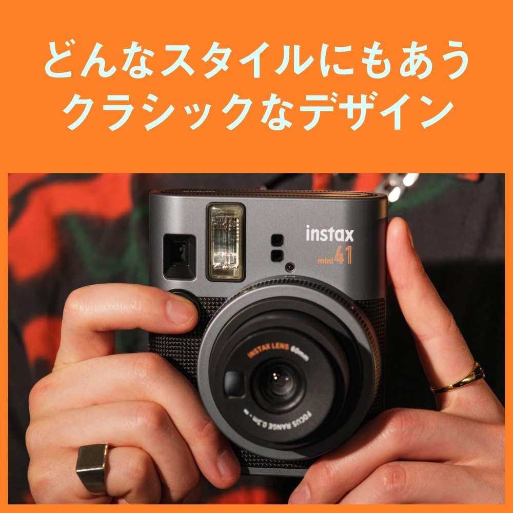 チェキ instax mini 41 本体＆フイルム10枚＆プチカードファイル