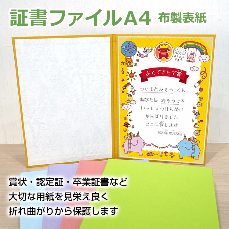 T16o様　ご確認用　専用ページ 布製証書ファイル 証書ファイル A4 ローズ ライトブルー ライム