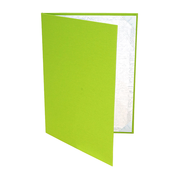 布製証書ファイル 証書ファイル A4 ローズ ライトブルー ライム