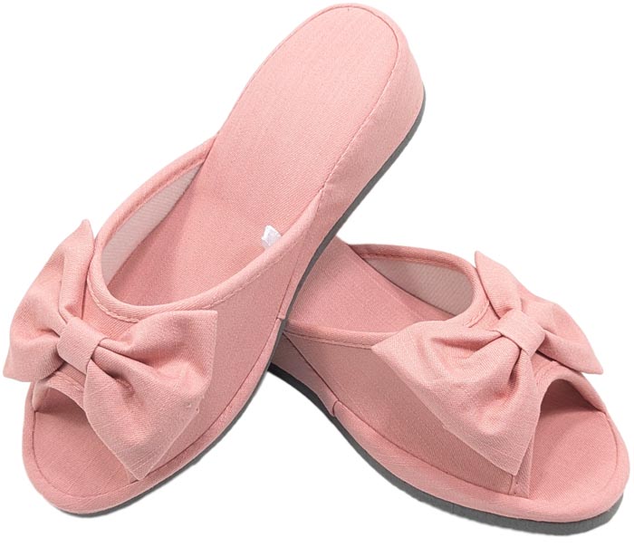 ヒールスリッパ リボン デニム ヒール高4cm ブラック ピンク ポイント利用 ポイント 消化 |  | 02