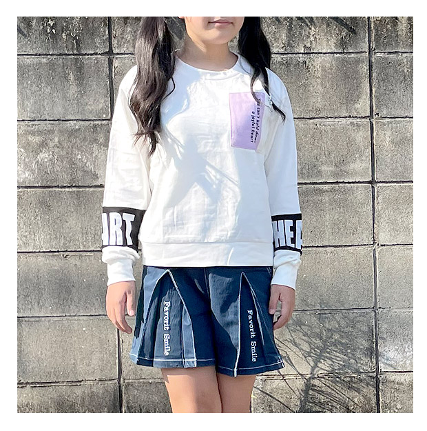 TenderHeart サスペンダー付き キュロット パンツ キュロットパンツ