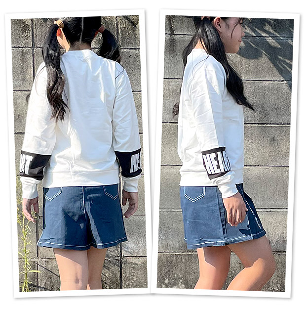 TenderHeart サスペンダー付き キュロット パンツ キュロットパンツ