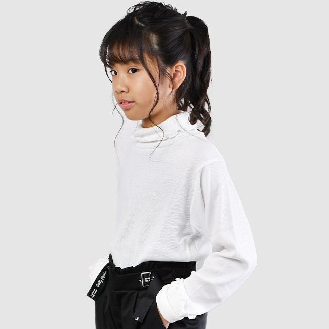 SHISKY シスキー タートルネック リブニット ハイネック 女の子 ジュニア 黒 ロンティー キッズ メロウ トップス 子供服 130 140 150 160 グレー 白 ベージュ｜y-sir｜08