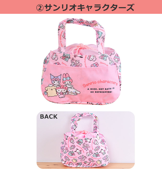 sanrio（サンリオ） グッズ 巾着付き ランチトート トートバッグ 巾着