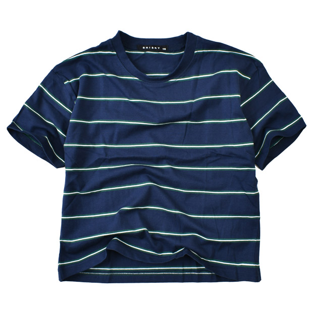 ☆【夏物売り尽くし】SHISKY/ボーダー/星/Tシャツ/夏物売り尽くし☆キッズTシャツ/子供服 SHISKY シスキー 子供服 Tシャツ ダンス衣装 夏服 ボーダー BIG