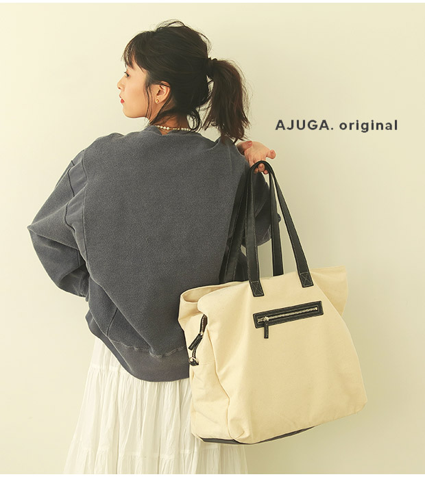 AJUGA. 近藤千尋 プロデュース キャンバストートバッグ マザーズバッグ