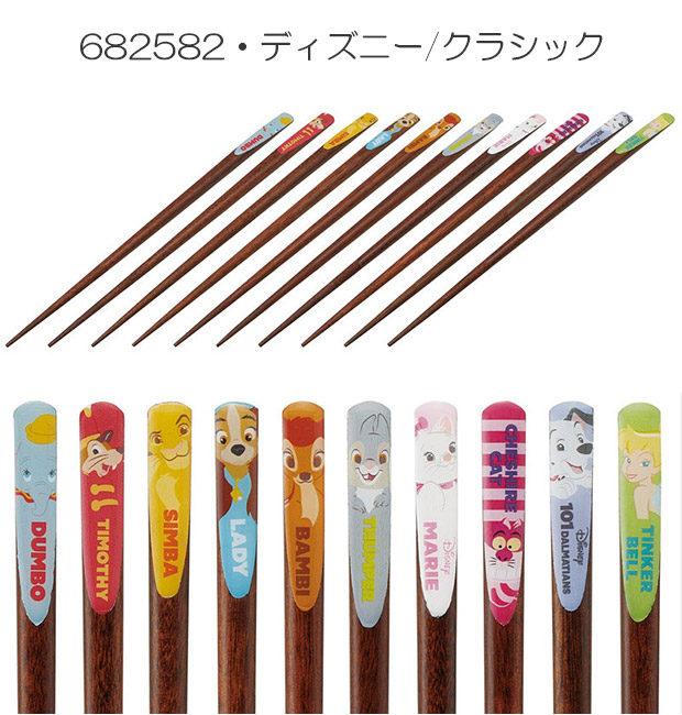 楽天市場】箸 4膳入り 23cm ディズニー 和フェイス 木製 日本製