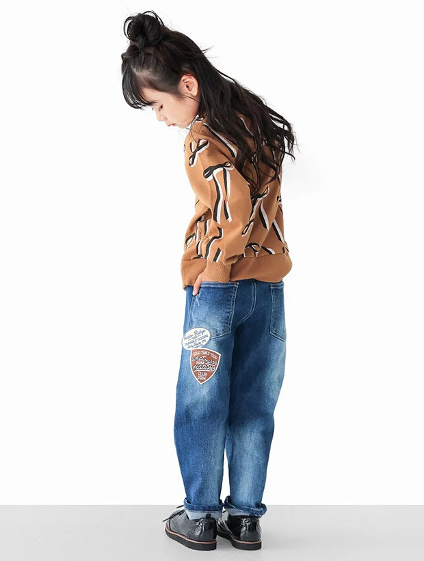 L.COPECK（エルコペック） ダメージデニムパンツ キッズ 男の子 パンツ
