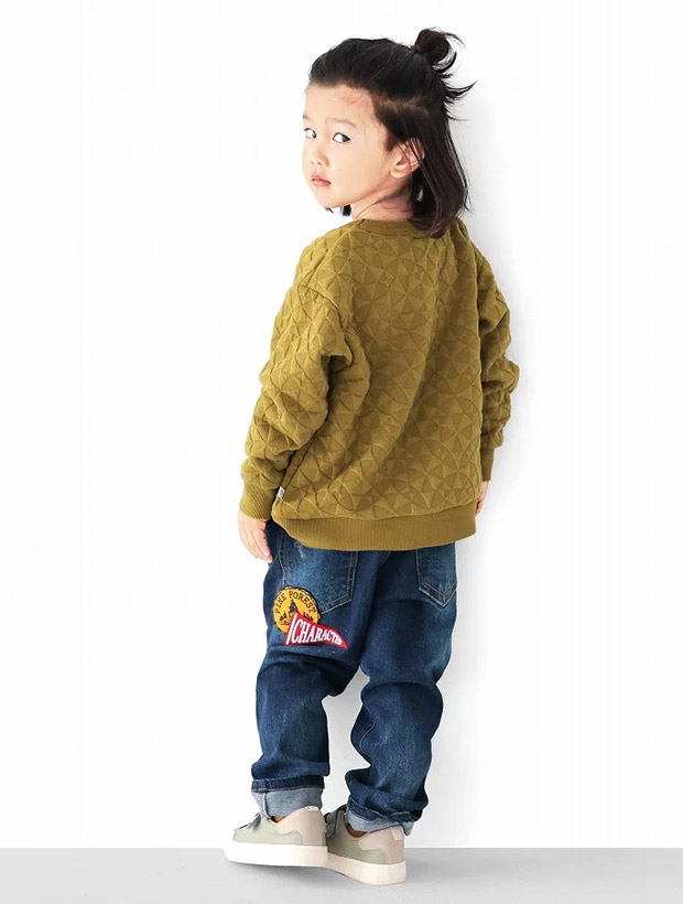 L.COPECK（エルコペック） ダメージデニムパンツ キッズ 男の子 パンツ
